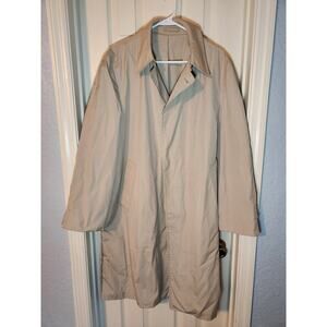 Vintage 60s London Fog Tan Overcoat by Reeves